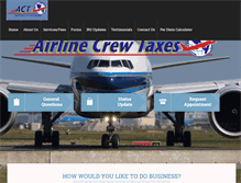 Tablet Screenshot of crewtaxes.com
